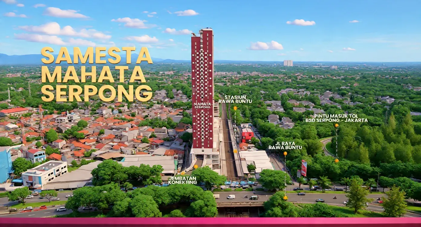 APARTEMEN Tipe STUDIO - TOD Stasiun Rawa Buntu